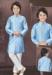 Picture of Comely Silk Sky Blue Kurtas