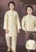 Picture of Statuesque Silk Dark Khaki Kurtas