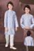 Picture of Marvelous Silk Light Slate Grey Kurtas