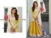 Picture of Cotton Dark Golden Rod Straight Cut Salwar Kameez