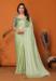 Picture of Stunning Georgette Dark Sea Green Saree