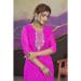 Picture of Fine Georgette Medium Violet Red Kurtis & Tunic