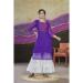 Picture of Stunning Georgette Purple Kurtis & Tunic