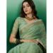 Picture of Resplendent Organza Dark Sea Green Saree