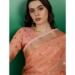 Picture of Graceful Organza Coral Saree