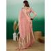 Picture of Pretty Organza Rosy Brown Saree