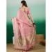 Picture of Charming Organza Rosy Brown Saree