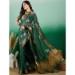 Picture of Exquisite Organza Sea Green Saree