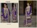 Picture of Chiffon Midnight Blue Straight Cut Salwar Kameez