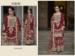 Picture of Gorgeous Chiffon Brown Straight Cut Salwar Kameez