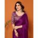 Picture of Gorgeous Silk Purple Saree