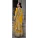 Picture of Chiffon Dark Golden Rod Straight Cut Salwar Kameez