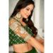 Picture of Wonderful Net Dark Olive Green Lehenga Choli