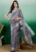 Picture of Exquisite Organza Slate Grey Saree