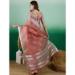 Picture of Superb Organza Coral Saree