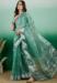 Picture of Well Formed Organza Medium Aqua Marine Saree