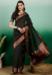 Picture of Fine Organza Black Saree