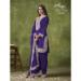 Picture of Silk Midnight Blue Straight Cut Salwar Kameez