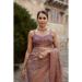 Picture of Good Looking Silk Rosy Brown Saree