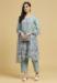 Picture of Cotton Light Steel Blue Readymade Salwar Kameez