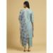 Picture of Cotton Light Steel Blue Readymade Salwar Kameez