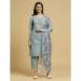 Picture of Cotton Light Steel Blue Readymade Salwar Kameez