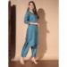 Picture of Splendid Cotton Cadet Blue Readymade Salwar Kameez