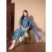 Picture of Splendid Cotton Cadet Blue Readymade Salwar Kameez