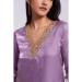 Picture of Organza Light Steel Blue Readymade Salwar Kameez