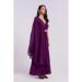 Picture of Beautiful Organza Brown Readymade Salwar Kameez