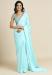 Picture of Exquisite Silk Light Sky Blue Saree