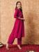 Picture of Wonderful Georgette Dark Red Kurtis & Tunic