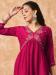 Picture of Wonderful Georgette Dark Red Kurtis & Tunic