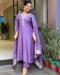 Picture of Splendid Georgette Medium Purple Kurtis & Tunic