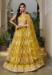 Picture of Resplendent Net Dark Golden Rod Lehenga Choli