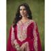 Picture of Chiffon Light Coral Straight Cut Salwar Kameez