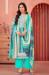 Picture of Cotton Dark Turquoise Straight Cut Salwar Kameez