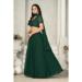 Picture of Wonderful Silk Dark Green Lehenga Choli