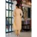 Picture of Lovely Silk Light Yellow Readymade Salwar Kameez