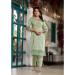 Picture of Wonderful Silk Dark Sea Green Readymade Salwar Kameez