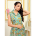 Picture of Alluring Cotton Medium Aqua Marine Kurtis & Tunic