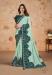 Picture of Stunning Crepe & Satin & Silk Dark Sea Green Saree