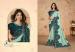 Picture of Stunning Crepe & Satin & Silk Dark Sea Green Saree