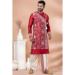 Picture of Fine Chiffon Fire Brick Kurtas