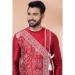 Picture of Fine Chiffon Fire Brick Kurtas