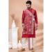 Picture of Fine Chiffon Fire Brick Kurtas