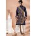 Picture of Exquisite Chiffon Navy Blue Kurtas