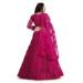 Picture of Elegant Net Medium Violet Red Lehenga Choli