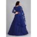 Picture of Well Formed Net Midnight Blue Lehenga Choli