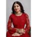 Picture of Graceful Net Crimson Lehenga Choli